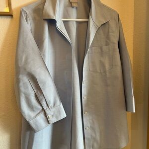 Powder Blue Button-Up Shirt